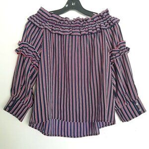 Collective Concepts Off The Shoulder Ruffle Top Sm